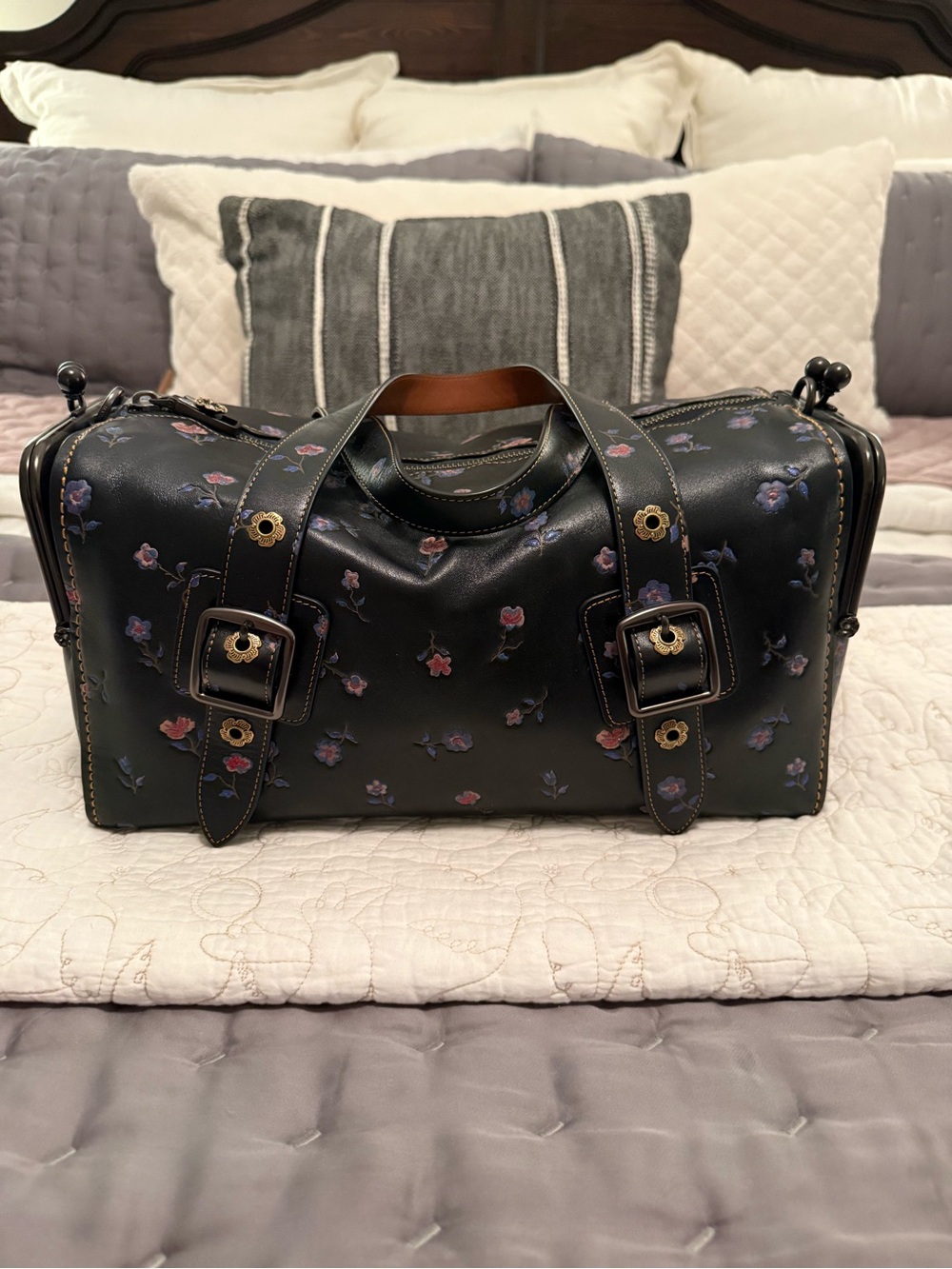 EUC Coach Mailbox Bag 1941 Prairie Rose - Picture 6 of 15